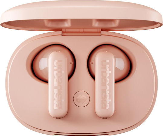Urbanista Copenhagen Earbud Bluetooth Handsfree Earphones with Sweat Resistance and Charging Case Dusty Pink