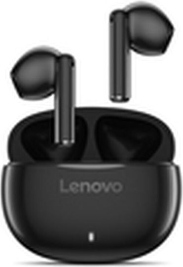 Lenovo Earbud Bluetooth Handsfree Earphones with Charging Case Black view 2