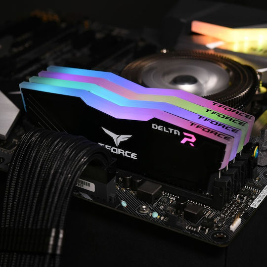 TeamGroup T-Force Delta RGB DDR4 16GB RAM with 2x8GB Modules and Speed 3600 for Desktop TF3D416G3600HC18JDC01 view 7