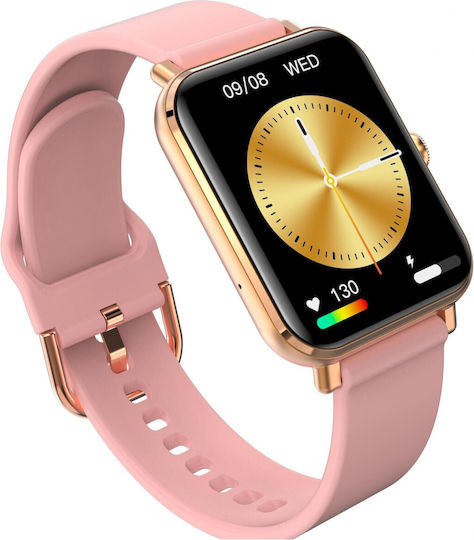 Garett GRC Classic Smartwatch with Heart Rate Monitor (Rose Gold) view 4