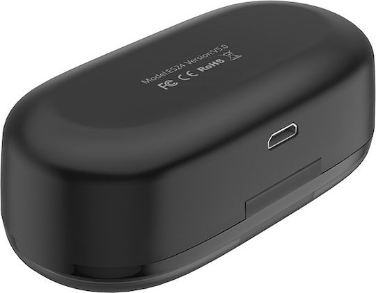 Hoco ES24 In-ear Bluetooth Handsfree Earphones with Charging Case Black view 7