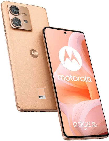 Motorola Edge 40 Neo 5G Dual SIM (12GB/256GB) Peach Fuzz view 1