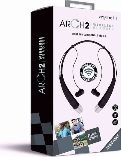 MyMe Arch 2 In-ear Bluetooth Handsfree Earphones with Sweat Resistance Black vue 2
