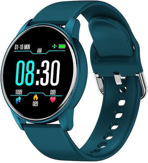 DAS.4 SG60 44mm Smartwatch with Heart Rate Monitor (Blue) view 3