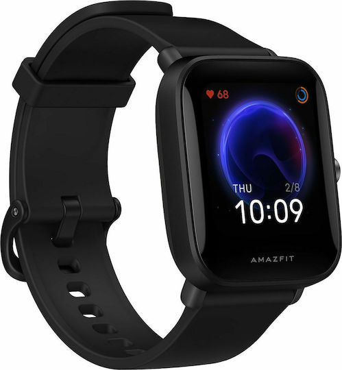 Amazfit Bip U 41mm Waterproof Smartwatch with Heart Rate Monitor (Black) view 2
