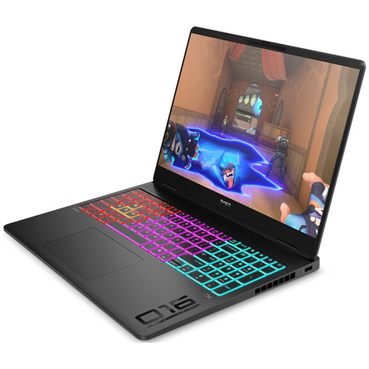 HP Omen 16 16" IPS QHD+ 240Hz (Ryzen AI 300 Series-9 HX 375/16GB/1TB SSD/GeForce RTX 5070/No OS) Shadow Black (International English Keyboard) view 2