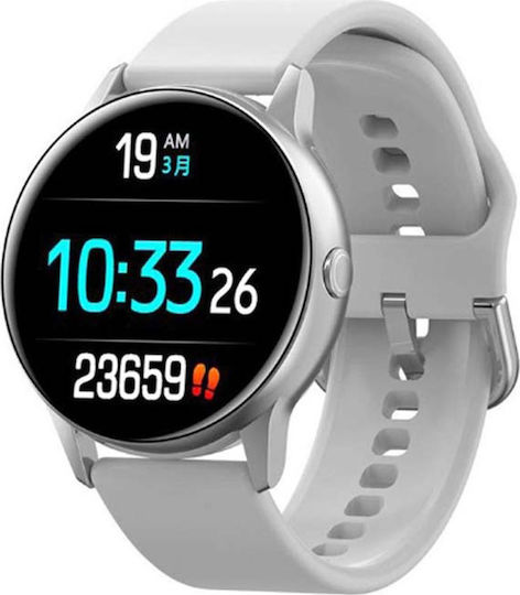Vogue Cosmic Smartwatch Stainless Steel 38mm with Heart Rate Monitor (White) vue 5