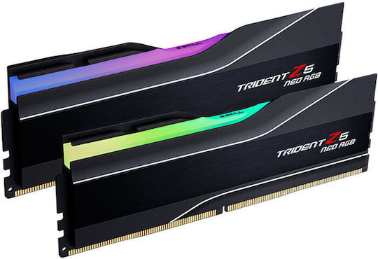 G.Skill Trident Z5 Neo RGB DDR5 32GB RAM with 2x16GB Modules and Speed 6000 for Desktop F5-6000J3038F16GX2-TZ5NR vue 4
