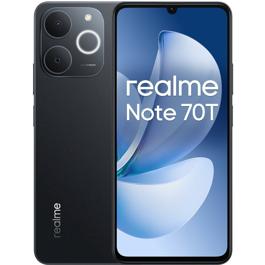 Realme Note 70T Dual SIM (4GB/64GB) Black view 1