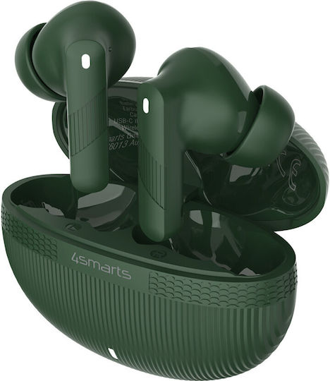 4Smarts SkyBuds Pro ANC Bluetooth Handsfree Earphones with Charging Case Green view 3