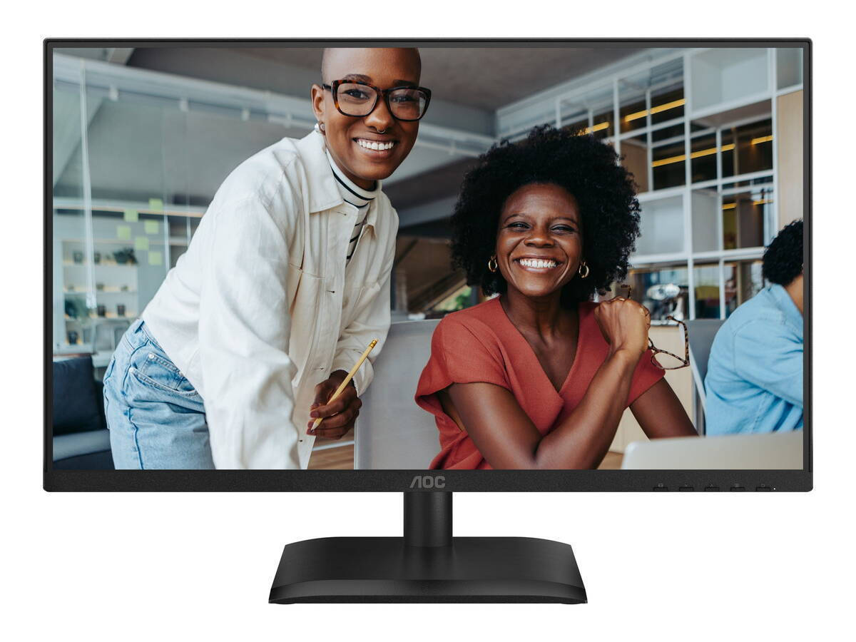AOC 24E4CV IPS Monitor 23.8" FHD 1920x1080 with Response Time 4ms GTG view 1