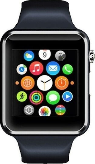A1 43mm Smartwatch with SIM (Black) view 1