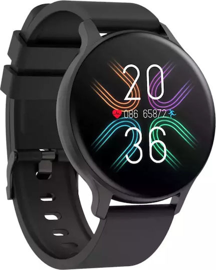 Canyon Badian 45mm Smartwatch with Heart Rate Monitor (Black) view 3