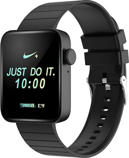 Smartwatch Miniwatch Collection Idealstore 1.78 Inch Hd Amoled Screen Bluetooth Call Message Reception Heart Rate Monitoring Voice Assistant Built-in Speaker Microphone Mp3 Playback Ip68 Alarm Android-ios Long Battery Black Edition