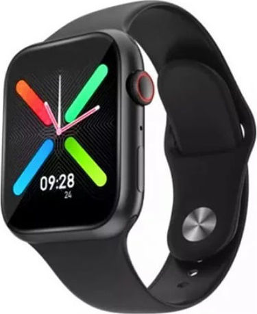 FT80 44mm Smartwatch with Heart Rate Monitor (Black)