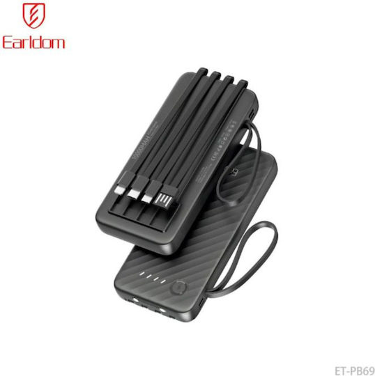 Earldom ET-PB69 Power Bank 10000mAh view 1