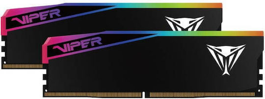 Patriot Viper RGB Elite 5 DDR5 32GB Memory RAM with 2x16GB Modules and Speed 6400 for Desktop view 4