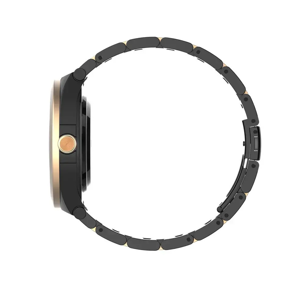 MaxCom FW76 Stainless Steel 42mm Smartwatch with SIM and Heart Rate Monitor (Gal Black) view 6