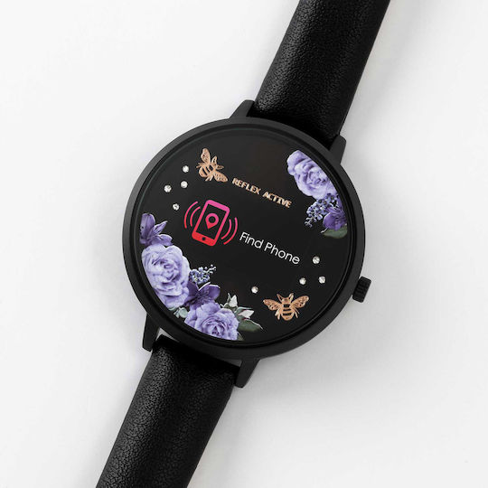 Reflex Active Series 03 38mm Smartwatch with Heart Rate Monitor (Black) view 4