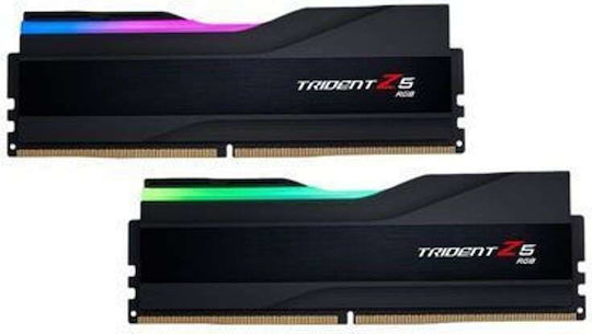 G.Skill Trident Z5 RGB DDR5 32GB RAM with 2x16GB Modules and Speed 8000 for Desktop F5-8000J3848H16GX2-TZ5RK vue 3