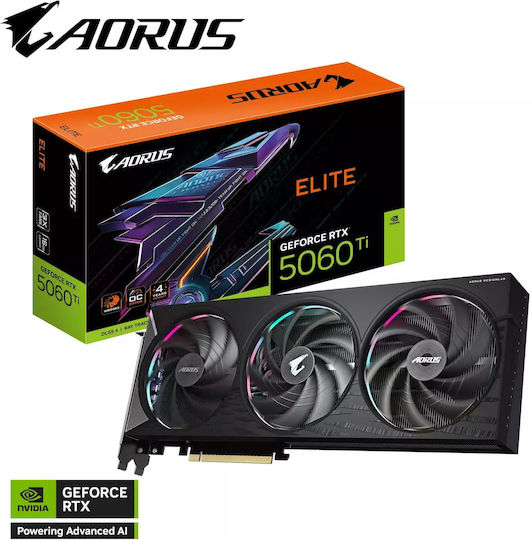 Gigabyte GeForce RTX 5060 Ti 16GB GDDR7 Aorus Elite Graphics Card view 7