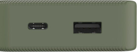 HAMA Colour 10 Power Bank 10000mAh with USB-A Port and USB-C Port Green view 5