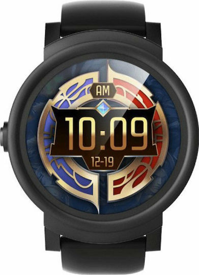 Ticwatch E 45mm Smartwatch with Heart Rate Monitor (Black)