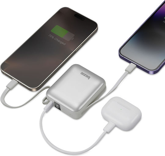 Energea Bazic Fusion Mini Power Bank 10000mAh 20W with USB-C Port Power Delivery / Quick Charge 3.0 Gray vue 4