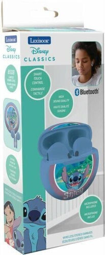 Lexibook Earbud Bluetooth Handsfree Earphones with Charging Case Stitch view 2