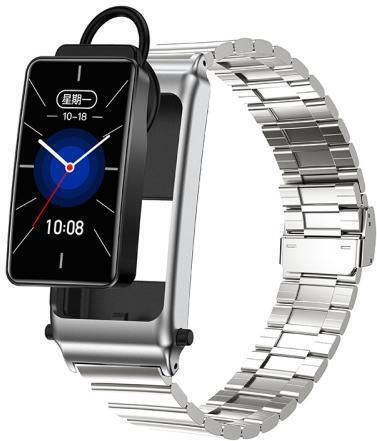 Smartwatch K80 1.57 Inch Steel Band Ip67 Earphone Detachable Smart Watch Support Bluetooth Call Silver view 1