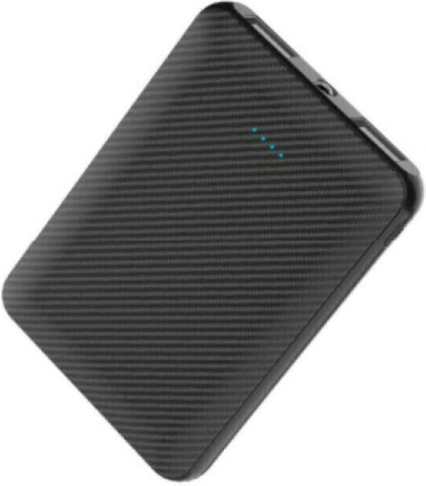 Xipin M3 Power Bank 5000mAh with 2 USB-A Ports Black view 1