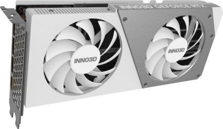 Inno 3D GeForce RTX 4070 12GB GDDR6X Twin X2 OC White Graphics Card view 2