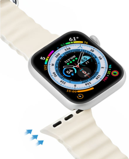 X10 Pro 3 44mm Smartwatch with Heart Rate Monitor (Beige) view 4