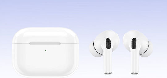 Foneng BL129 Earbud Bluetooth Handsfree Earphones with Charging Case White view 2