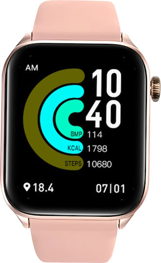 Riversong Motive 9E Smartwatch with Heart Rate Monitor (Rose Gold) view 5
