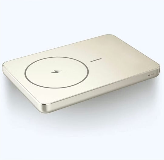 Xiaomi Super Slim Magnetic MagSafe Power Bank 5000mAh 22.5W with USB-C Port Power Delivery / Quick Charge 3.0 Gold view 5