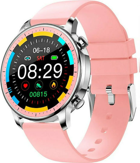 Colmi V23 Pro Smartwatch with Heart Rate Monitor (Pink) view 3