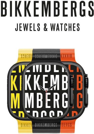 Bikkembergs BK12-12 Big Aluminium Smartwatch with Heart Rate Monitor (Orange) view 5