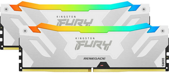 Kingston Fury Renegade RGB DDR5 64GB RAM with 2x32GB Modules and Speed 6400 for Desktop KF564C32RWAK2-64 vue 4