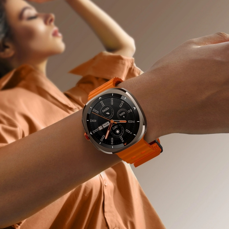 Joyroom Venture Series JR-FV2 Sport 47mm Smartwatch with Heart Rate Monitor (Orange) view 3