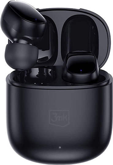 3MK FlowBuds Bluetooth Handsfree Earphones with Charging Case Black view 6