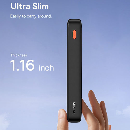 Baseus Airpow Power Bank 20000mAh 20W with USB-A Port and USB-C Port Black view 9