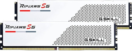 G.Skill Ripjaws S5 DDR5 64GB RAM with 2x32GB Modules and Speed 6000 for Desktop F5-6000J3040G32GX2-RS5W