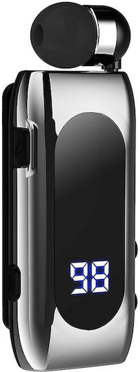 K55 In-ear Bluetooth Handsfree Earphone Lapel Silver view 5