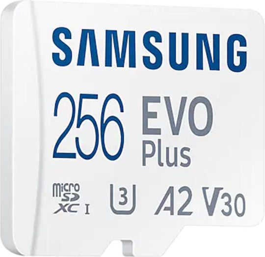 Samsung Evo Plus (2024) microSDXC 256GB U3 V30 A2 UHS-I 160MB/s with Adapter view 5