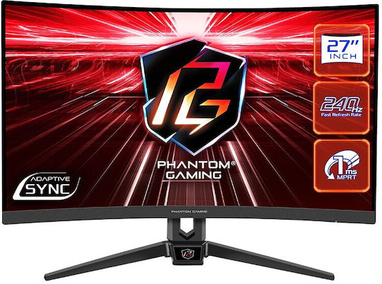 ASRock PG27F15RS1A VA HDR Curved Gaming Monitor 27" FHD 1920x1080 240Hz view 2
