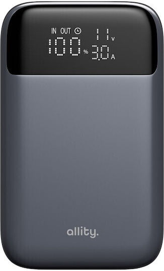 Allity APB-200 Power Bank 10000mAh 33W Power Delivery Gray view 2