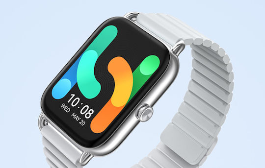 Haylou RS4 Plus Smartwatch with Heart Rate Monitor (Silver) view 6