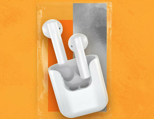 QCY T12 Earbud Bluetooth Handsfree Earphones with Charging Case White view 7