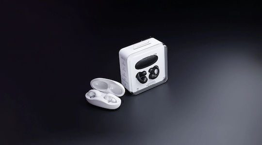 Happy Plugs Clip In-ear Bluetooth Handsfree Earphones White view 3